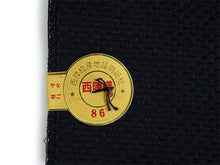 画像をギャラリービューアに読み込む, 名古屋帯 単品 正絹 九寸 黒 サクランボ なごや帯 お太鼓柄 カジュアル 西陣織 株式会社辻梅機業店謹製 証紙付き お仕立てをしてお届け