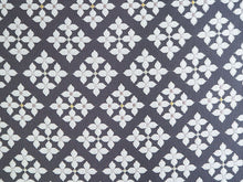 画像をギャラリービューアに読み込む, 名古屋帯 単品 正絹 九寸 灰紫 花菱 なごや帯 六通柄 カジュアル 西陣織 株式会社ふくい謹製 証紙付き お仕立てをしてお届け