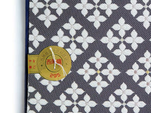 画像をギャラリービューアに読み込む, 名古屋帯 単品 正絹 九寸 灰紫 花菱 なごや帯 六通柄 カジュアル 西陣織 株式会社ふくい謹製 証紙付き お仕立てをしてお届け