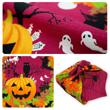 画像をギャラリービューアに読み込む, 風呂敷 季節 リース お月見 ハロウィン クリスマス イベント タペストリー・ラッピングとしても使える お弁当包み 50cm×50cm 中巾