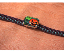 画像をギャラリービューアに読み込む, 限定受注生産【10日前後でお届け】 帯留 ハロウィン 長方形 2柄 かぼちゃ オバケ 蜘蛛の巣 クリスタル スワロフスキー 帯留 コスプレ