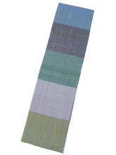 画像をギャラリービューアに読み込む, 半衿 ブルー グリーン グレー 薄紫 横段柄 単品 半襟 レディース 綿 半えり お洒落な衿元に 京都・ひでや工房の半衿