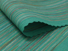 画像をギャラリービューアに読み込む, 半衿 グリーン地 ストライプ 単品 半襟 レディース 綿 半えり お洒落な衿元に 京都・ひでや工房の半衿