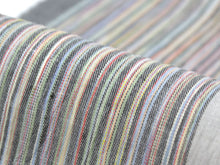 画像をギャラリービューアに読み込む, 半衿 グレー地 ストライプ 単品 半襟 レディース 綿 半えり お洒落な衿元に 京都・ひでや工房の半衿