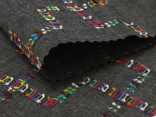 画像をギャラリービューアに読み込む, 半衿 チャコールグレー地 幾何学柄 単品 半襟 レディース 綿 半えり お洒落な衿元に 京都・ひでや工房の半衿