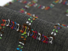 画像をギャラリービューアに読み込む, 半衿 チャコールグレー地 幾何学柄 単品 半襟 レディース 綿 半えり お洒落な衿元に 京都・ひでや工房の半衿