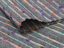 画像をギャラリービューアに読み込む, 半衿 グレー地 ストライプ 単品 半襟 レディース 綿 半えり お洒落な衿元に 京都・ひでや工房の半衿