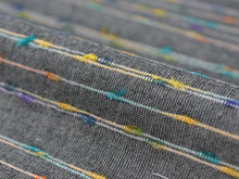 画像をギャラリービューアに読み込む, 半衿 グレー地 ストライプ 単品 半襟 レディース 綿 半えり お洒落な衿元に 京都・ひでや工房の半衿