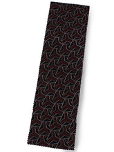 画像をギャラリービューアに読み込む, 半衿 黒地 幾何学柄 臙脂 単品 半襟 レディース 綿 半えり お洒落な衿元に 京都・ひでや工房の半衿