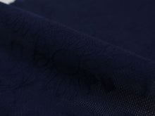 画像をギャラリービューアに読み込む, 半衿 紺地 花柄 レース 単品 半襟 レディース 綿 半えり お洒落な衿元に 京都・ひでや工房の半衿