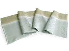 画像をギャラリービューアに読み込む, 帯揚げ 帯締め セット 正絹 渋鶯×グレー 横段 帯あげ 薄抹茶色 帯〆 ぼかし 金 高麗 平打ち 訪問着・付け下げ・色無地に合わせて フォーマルシーンに