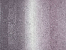 画像をギャラリービューアに読み込む, 帯揚げ 帯締め セット 正絹 グレー×渋藤色 縞 唐草 帯あげ 渋藤色 帯〆 ぼかし 金 高麗 平打ち 訪問着・付け下げ・色無地に合わせて フォーマルシーンに