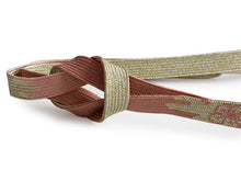 画像をギャラリービューアに読み込む, 帯揚げ 帯締め セット 正絹 渋緑×ピンク 椿 帯あげ 渋ピンク 帯〆 ぼかし 金 高麗 平打ち 訪問着・付け下げ・色無地に合わせて フォーマルシーンに