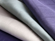 画像をギャラリービューアに読み込む, 帯揚げ 単品 正絹 グレー×紫ぼかし 縞 帯あげ ぼかし 丹後ちりめん 訪問着・付け下げ・色無地に合わせて フォーマルシーンに 日本製