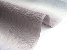 画像をギャラリービューアに読み込む, 帯揚げ 単品 正絹 グレー×紫ぼかし 縞 帯あげ ぼかし 丹後ちりめん 訪問着・付け下げ・色無地に合わせて フォーマルシーンに 日本製