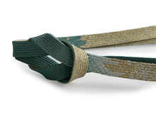 画像をギャラリービューアに読み込む, 帯揚げ 帯締め セット 正絹 ベージュ×渋紫 横段 帯あげ 渋青色 帯〆 ぼかし 金 高麗 平打ち 訪問着・付け下げ・色無地に合わせて フォーマルシーンに