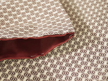 画像をギャラリービューアに読み込む, 洗える着物 コーディネート4点セット (着物・帯・帯揚げ・帯締め) 袷 L クリーム 焦茶 麻の葉柄 きもの ブラウン 更紗柄 帯