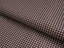 画像をギャラリービューアに読み込む, 洗える着物 コーディネート4点セット (着物・帯・帯揚げ・帯締め) 袷 L クリーム こげ茶 格子柄 きもの ベージュ 幾何学柄 帯