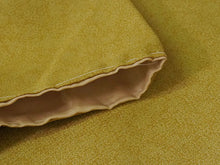 画像をギャラリービューアに読み込む, 洗える着物 コーディネート4点セット (着物・帯・帯揚げ・帯締め) 袷 L からし色 更紗柄 きもの 紺 花柄 縞 帯