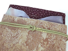 画像をギャラリービューアに読み込む, 洗える着物 コーディネート4点セット (着物・帯・帯揚げ・帯締め) 袷 L 赤紫 笹蔓柄 きもの ベージュ 花柄 帯