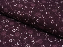 画像をギャラリービューアに読み込む, 洗える着物 コーディネート4点セット (着物・帯・帯揚げ・帯締め) 袷 L 赤紫 笹蔓柄 きもの ベージュ 花柄 帯
