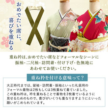 画像をギャラリービューアに読み込む, 重ね衿 伊達衿 正絹 16色 振袖 二尺袖 訪問着 色無地 付下げ ピン 3個付き 丹後ちりめん 成人式・卒業式・七五三・結婚式などフォーマルシーンに