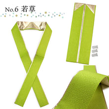 画像をギャラリービューアに読み込む, 重ね衿 伊達衿 正絹 16色 振袖 二尺袖 訪問着 色無地 付下げ ピン 3個付き 丹後ちりめん 成人式・卒業式・七五三・結婚式などフォーマルシーンに