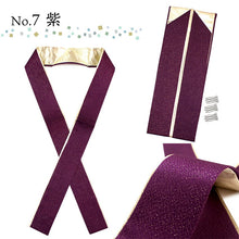 画像をギャラリービューアに読み込む, 重ね衿 伊達衿 正絹 16色 振袖 二尺袖 訪問着 色無地 付下げ ピン 3個付き 丹後ちりめん 成人式・卒業式・七五三・結婚式などフォーマルシーンに