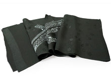 画像をギャラリービューアに読み込む, 帯揚げ 帯締め セット 正絹 カジュアル向き 丸組 グレー 幾何学柄 吹き寄せ地紋 帯あげ グリーン 帯〆 コーディネートのワンポイントに