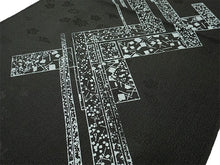 画像をギャラリービューアに読み込む, 帯揚げ 帯締め セット 正絹 カジュアル向き 丸組 グレー 幾何学柄 吹き寄せ地紋 帯あげ グリーン 帯〆 コーディネートのワンポイントに