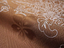 画像をギャラリービューアに読み込む, 帯揚げ 帯締め セット 正絹 カジュアル向き 丸組 イエローブラウン 花柄 流水地紋 帯あげ イエロー×グリーン 帯〆 コーディネートのワンポイントに