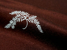 画像をギャラリービューアに読み込む, 帯揚げ 帯締め セット 正絹 カジュアル向き 丸組 ブラウン 鳥 草花 霰地紋 帯あげ 赤茶色 帯〆 コーディネートのワンポイントに