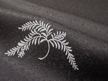 画像をギャラリービューアに読み込む, 帯揚げ 帯締め セット 正絹 カジュアル向き 丸組 グレー 鳥 草花 霰地紋 帯あげ 渋紫 帯〆 コーディネートのワンポイントに