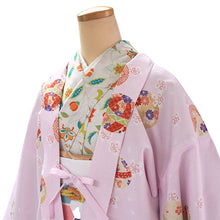 画像をギャラリービューアに読み込む, 羽織 仕立て上がり ピンク地 さくら 鞠 はおり 長羽織 洗える レディース ロング丈 ひざ下 長め 春 秋 冬 カーディガン 女性