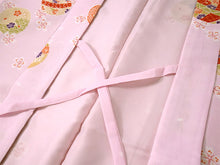 画像をギャラリービューアに読み込む, 羽織 仕立て上がり ピンク地 さくら 鞠 はおり 長羽織 洗える レディース ロング丈 ひざ下 長め 春 秋 冬 カーディガン 女性