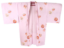 画像をギャラリービューアに読み込む, 羽織 仕立て上がり ピンク地 さくら 鞠 はおり 長羽織 洗える レディース ロング丈 ひざ下 長め 春 秋 冬 カーディガン 女性