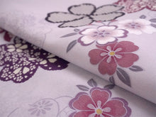 画像をギャラリービューアに読み込む, 羽織 仕立て上がり 薄紫地 桜 はおり 長羽織 洗える レディース ロング丈 ひざ下 長め 春 秋 冬 カーディガン 女性