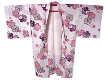 画像をギャラリービューアに読み込む, 羽織 仕立て上がり 薄紫地 桜 はおり 長羽織 洗える レディース ロング丈 ひざ下 長め 春 秋 冬 カーディガン 女性