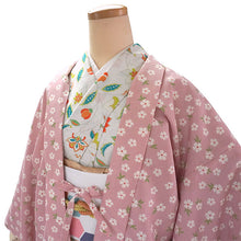 画像をギャラリービューアに読み込む, 羽織 仕立て上がり ピンク地 桜 はおり 長羽織 洗える レディース ロング丈 ひざ下 長め 春 秋 冬 カーディガン 女性
