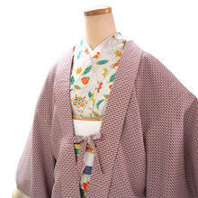 画像をギャラリービューアに読み込む, 羽織 仕立て上がり ピンク地 幾何学柄 はおり 長羽織 洗える レディース ロング丈 ひざ下 長め 春 秋 冬 カーディガン 女性