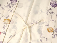 画像をギャラリービューアに読み込む, 羽織 仕立て上がり クリーム地 更紗 はおり 長羽織 洗える レディース ロング丈 ひざ下 長め 春 秋 冬 カーディガン 女性