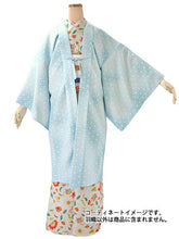 画像をギャラリービューアに読み込む, 羽織 仕立て上がり 水色地 麻の葉 花柄 はおり 長羽織 洗える レディース ロング丈 ひざ下 長め 春 秋 冬 カーディガン 女性