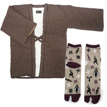 画像をギャラリービューアに読み込む, 2025新春福袋 日本の冬 あったか 福袋 2点 セット ( 半纏、足袋ソックス ) 内側ボア はんてん あったかグッズ 半纏 リラックスウェア