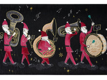 画像をギャラリービューアに読み込む, 半幅帯 WAKKA 単品 黒 サンタパレード 半巾帯 リバーシブル 日本製 帯結びのアレンジし放題 クリスマスに