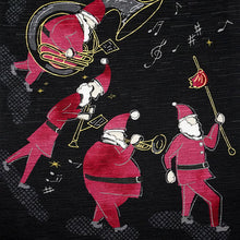 画像をギャラリービューアに読み込む, 半幅帯 WAKKA 単品 黒 サンタパレード 半巾帯 リバーシブル 日本製 帯結びのアレンジし放題 クリスマスに