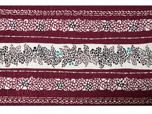 画像をギャラリービューアに読み込む, 半幅帯 WAKKA 単品 紺 クリーム 渋赤 サンタクロース 半巾帯 リバーシブル 日本製 帯結びのアレンジし放題 クリスマスに