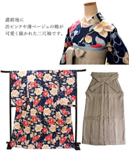 画像をギャラリービューアに読み込む, 袴セット 卒業式 フルセット 福袋 ( 二尺袖 着物 袴 袴下帯 着付け小物 セット ) 小学生 大学生 女性 女の子 購入 ジュニア 謝恩会 着付け レディース