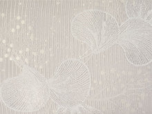 画像をギャラリービューアに読み込む, 半幅帯 単品 アイボリー 貝 珊瑚 ブラウン 流水 長尺だから帯結びアレンジを楽しめる 日本製 細帯