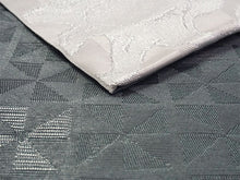 画像をギャラリービューアに読み込む, 半幅帯 単品 オフホワイト 蛸 グレー 幾何学柄 長尺だから帯結びアレンジを楽しめる 日本製 細帯