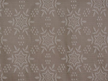 画像をギャラリービューアに読み込む, 半幅帯 単品 オフホワイト レース柄 モカブラウン 雪花 長尺だから帯結びアレンジを楽しめる 日本製 細帯